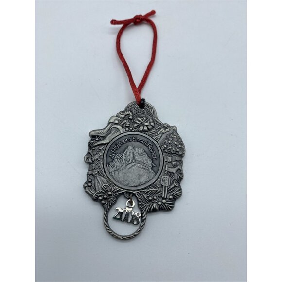 BSA Philmont Scout Ranch 2008 Christmas Ornament Boy Scout Ranch Pewter - Picture 4 of 7